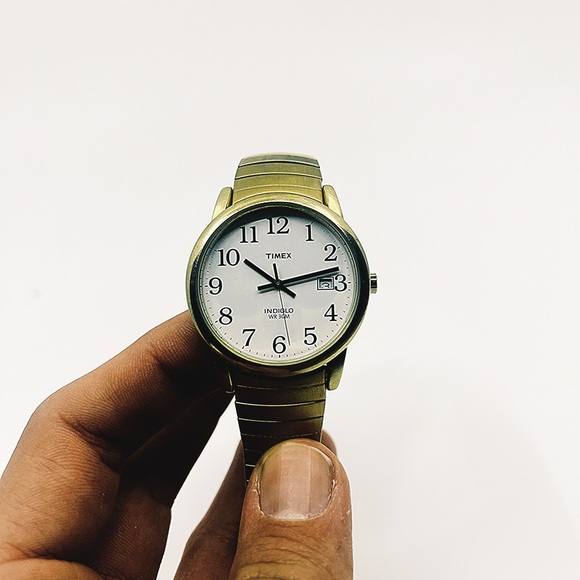 Timex Men’s Easy Reader Watch Gold – Needs Battery, Untested Indiglo! - Picture 1 of 5